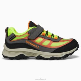 Merrell Moab nopeus alhainen ilmastointi vedenpitävä (mk266774) HBNB1366 - Merrell Suomi harmaa/hi viz/oranssi lapset kenkiä