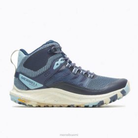 Merrell antora 3 mid vedenpitävä (j067586) HBNB1085 - Merrell Paljasjalkakengät Suomi meri unisex kenkiä
