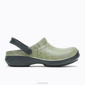 Merrell encore service pro (j004037) HBNB483 - Merrell Paljasjalkakengät Suomi oliivi miehet kenkiä