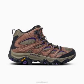Merrell moab 3 mid (j035870) HBNB1036 - Merrell Paljasjalkakengät Suomi ruskea/violetti naiset kenkiä