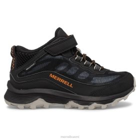 Merrell moab speed mid ilmastointi vedenpitävä (mk265951) HBNB1385 - Merrell Suomi musta lapset kenkiä