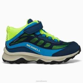 Merrell moab speed mid ilmastointi vedenpitävä (mk267121) HBNB1384 - Merrell Suomi laivasto/hei viz lapset kenkiä