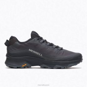 Merrell moabin nopeus (j067039) HBNB514 - Merrell Paljasjalkakengät Suomi musta/asfaltti miehet kenkiä