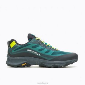 Merrell moabin nopeus (j067433) HBNB518 - Merrell Paljasjalkakengät Suomi meri sammalta miehet kenkiä