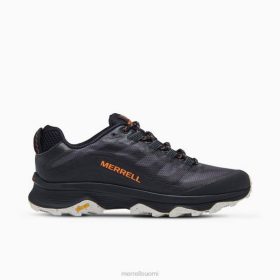 Merrell moabin nopeus (j135399) HBNB513 - Merrell Paljasjalkakengät Suomi musta miehet kenkiä