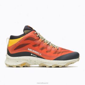 Merrell moabin nopeus mid gore-tex (j067229) HBNB188 - Merrell Paljasjalkakengät Suomi savi miehet kenkiä
