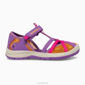 Merrell sudenkorento sandaali (mk165698k) HBNB1415 - Merrell Suomi violetti/oranssi lapset kenkiä