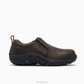 Merrell viidakkomoc-nahkainen työkenkä (j099319) HBNB346 - Merrell Paljasjalkakengät Suomi espresso miehet kenkiä