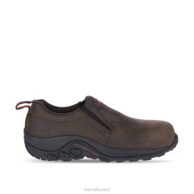 Merrell viidakkomoc-nahkainen työkenkä leveä (j099319w) HBNB487 - Merrell Paljasjalkakengät Suomi espresso miehet kenkiä